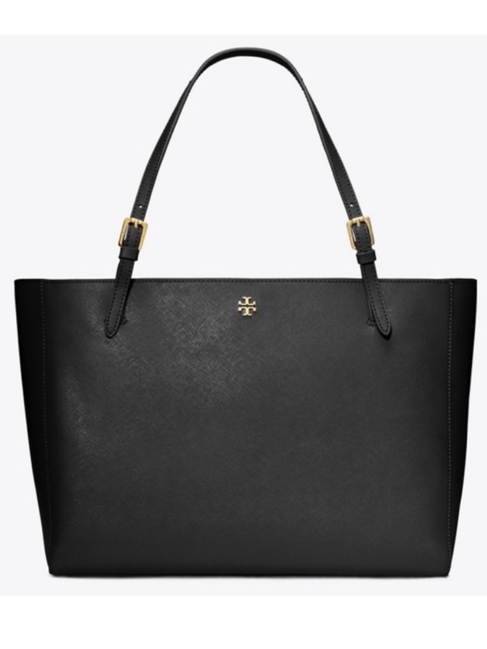 Large black Tory Burch tote